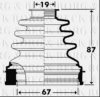 BORG & BECK BCB2901 Bellow, driveshaft